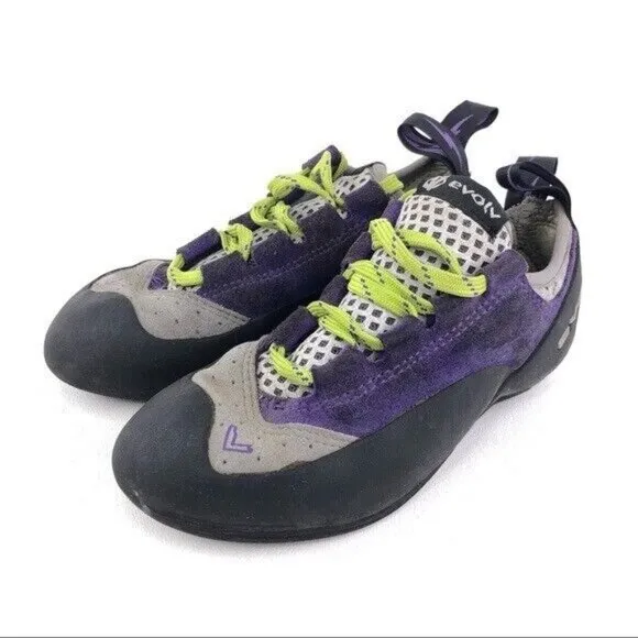 evolv Rock Climbing Shoes Womens Size 5.5 EUR 35.5