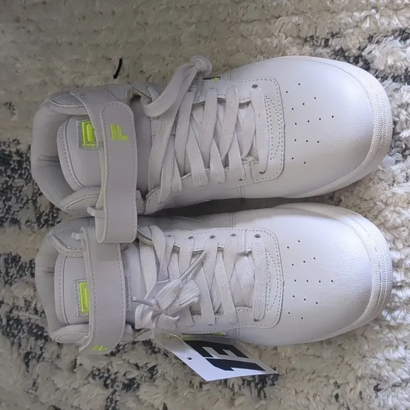 FILA F-13 High Top Sneaker (Women) white size 6 1/2