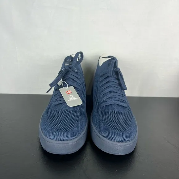 Fitflop Rally Midnight Navy Blue High Top Stretch NEW Sneaker Shoes Mens…