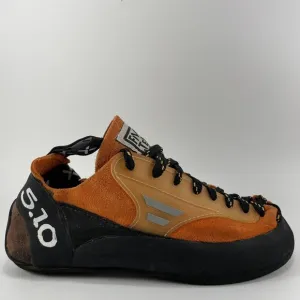 Five Ten 5.10 Climbing Shoes Mens Size 6.5 Orange Quantum Stealth C4 Lace Up