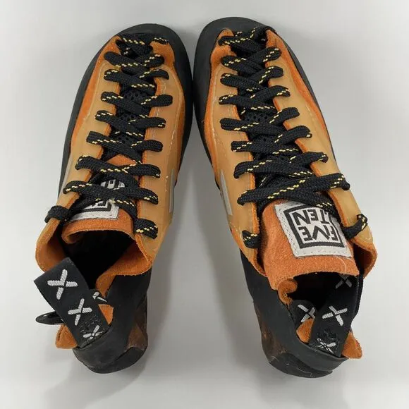 Five Ten 5.10 Climbing Shoes Mens Size 6.5 Orange Quantum Stealth C4 Lace Up
