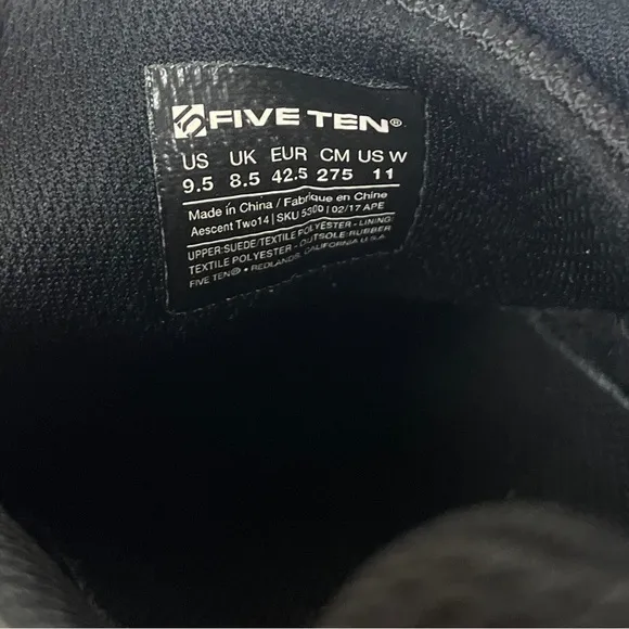 Five Ten Ascent Approach Suede Mountain Biking Cycling Shoes