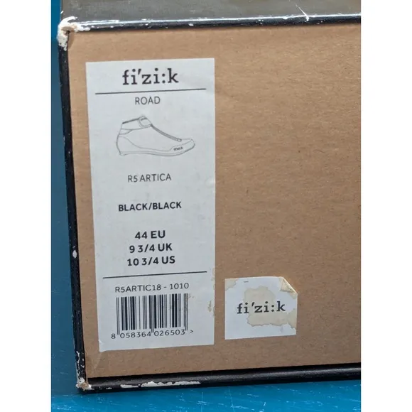 Fizik R5 Artica Shoes Size US 10 3/4 EU 44 Bicycle Shoe NIB W/ Xtra