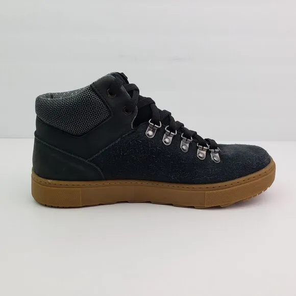 Forsake Lucie Mid Womens Size 8 Black Leather Suede Waterproof Ankle Boots WFW19