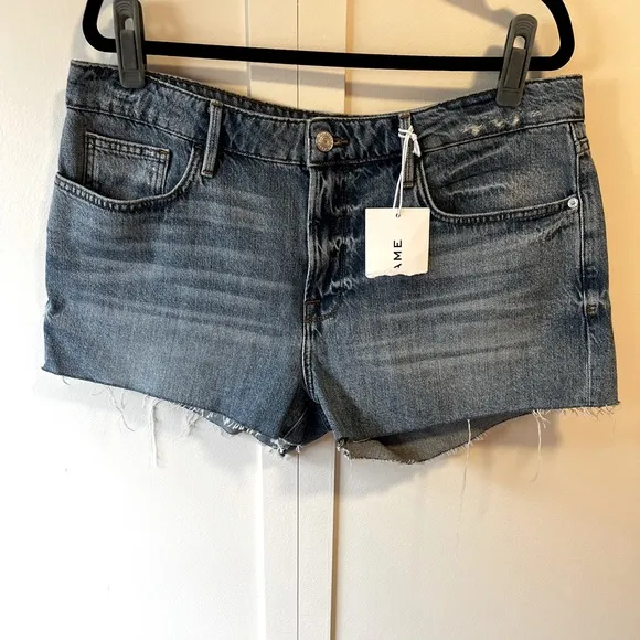 Frame Denim Women’s‎ NWT Jean Shorts Le Grand Garçon Short Size 32