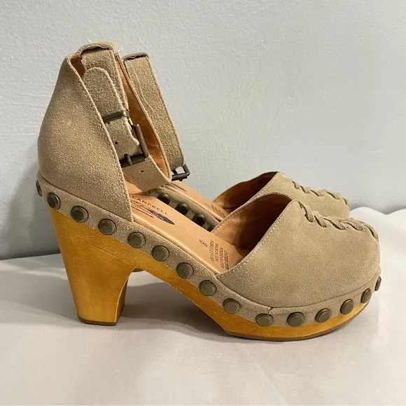 Free People X Jeffrey Campbell Daubs Heel Clogs Mules Comfortable Footwear