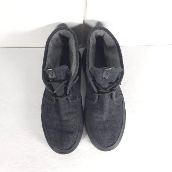 Frye Men's Ludlow US 10,5 Grey Wool Blend Lace Up High Top Sneakers Shoes