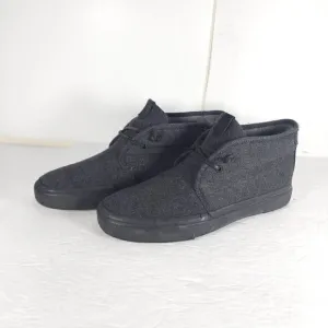 Frye Men's Ludlow US 10,5 Grey Wool Blend Lace Up High Top Sneakers Shoes