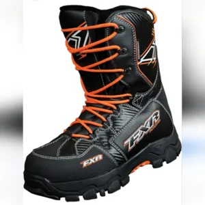 FXR Racing X Cross Boots Mens Size 8 Womens Size 10 Waterproof Snowboard Ski