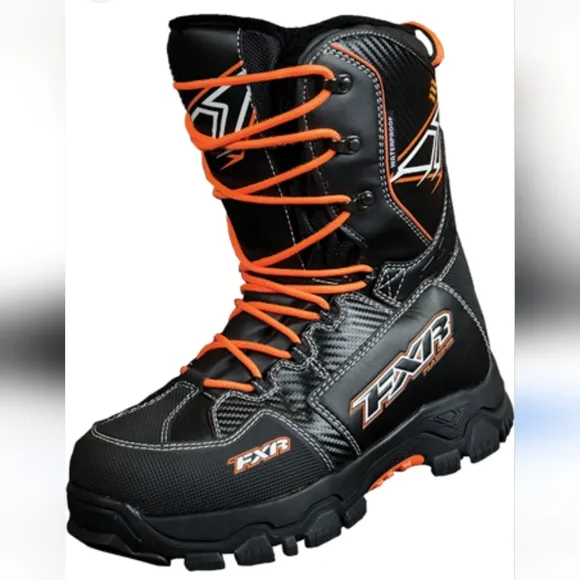 FXR Racing X Cross Boots Mens Size 8 Womens Size 10 Waterproof Snowboard Ski