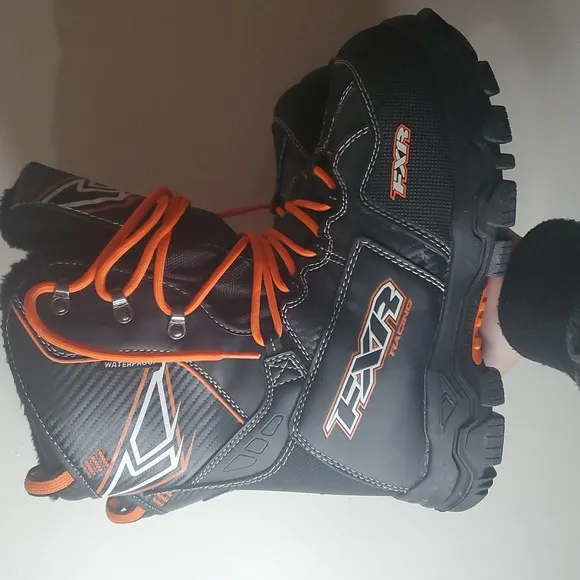 FXR Racing X Cross Boots Mens Size 8 Womens Size 10 Waterproof Snowboard Ski