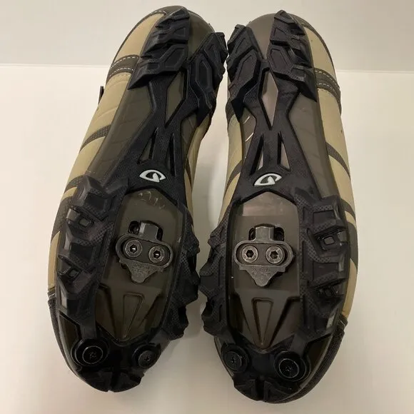 Giro Reva Cycling Shoes Womens 7.75 (EU 39.5) Brown Blue