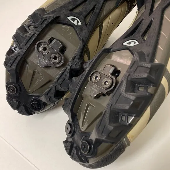 Giro Reva Cycling Shoes Womens 7.75 (EU 39.5) Brown Blue