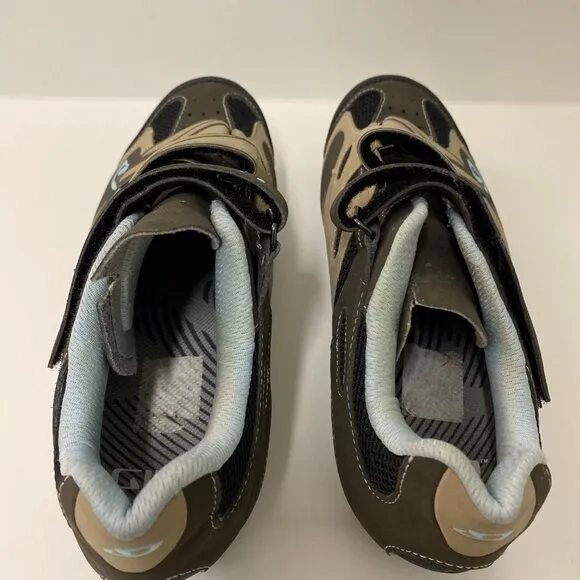 Giro Reva Cycling Shoes Womens 7.75 (EU 39.5) Brown Blue