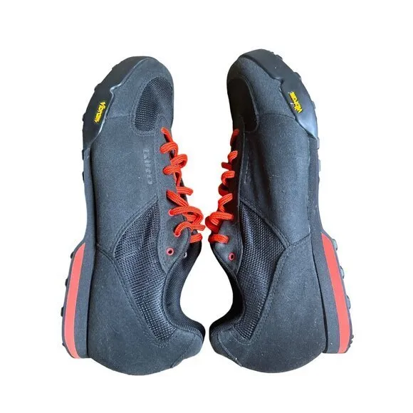 Giro Rumble Men's Cycling Shoe Size 11 VR Mountain Black‎ &amp; Glowing Red NWOB