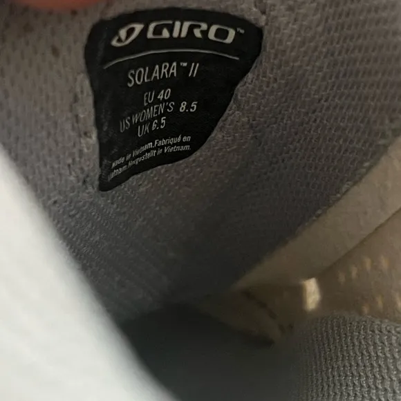 Giro White Cycling Shoes