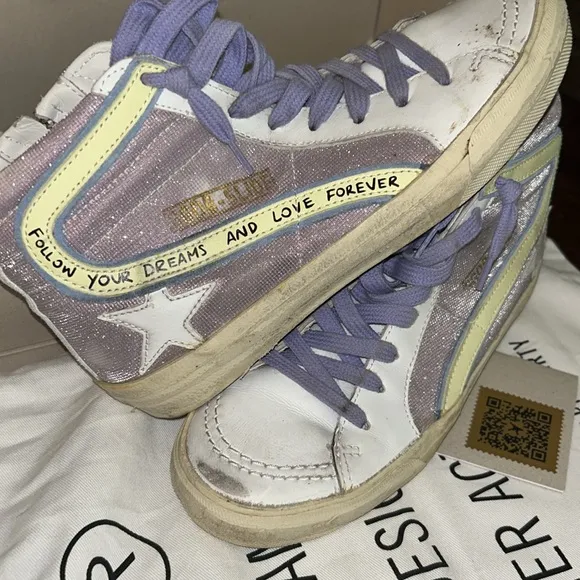 Golden Goose Sneakers Luxury Shoes Sz 7