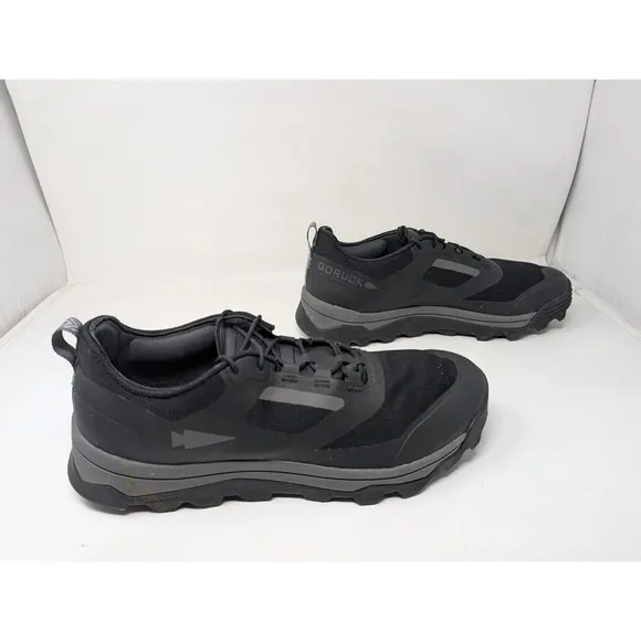 GoRuck Mackall Men's 12.5 M Technical Trail Running Shoes Black Forged Iron