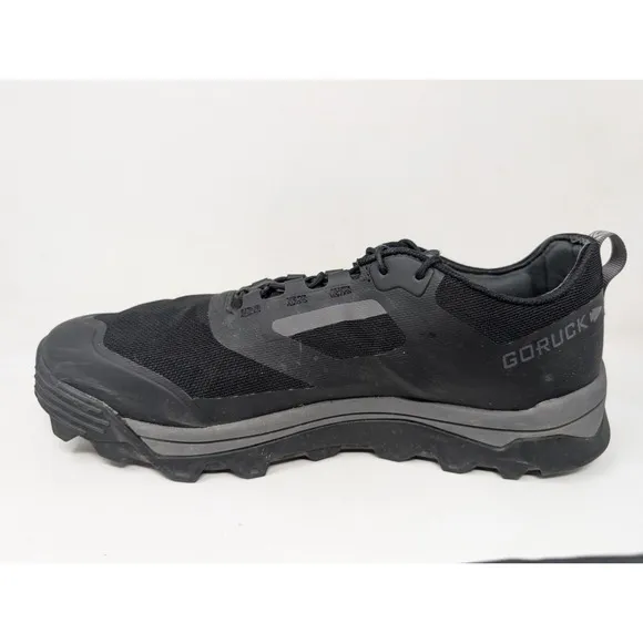 GoRuck Mackall Men's 12.5 M Technical Trail Running Shoes Black Forged Iron