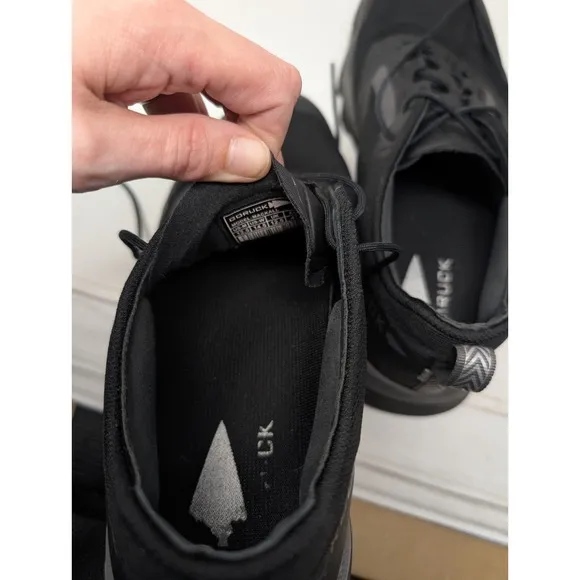 GoRuck Mackall Men's 12.5 M Technical Trail Running Shoes Black Forged Iron