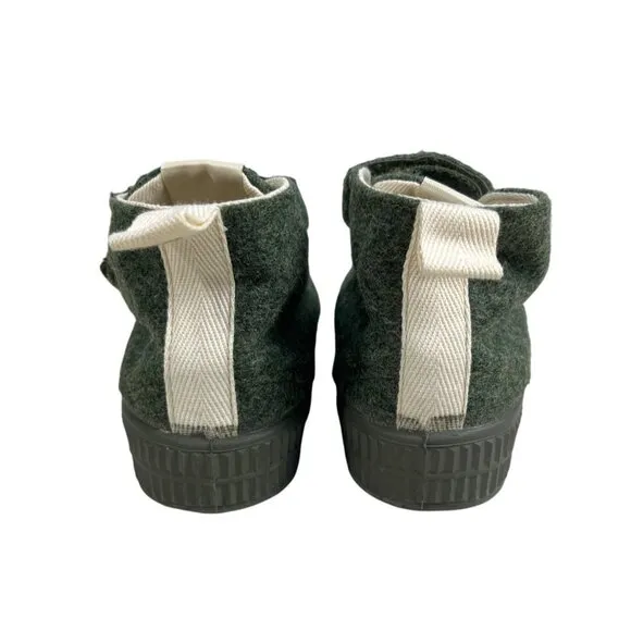 Gray Label x Novesta Toddler Boy's Green Detacheable Straps High Top Shoes Sz 18