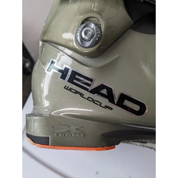 Head World Cup X Frame Men's Ski Boots Sz 24-24.5 US 7-7.5 UK 6-6.5 EU 38 285mm