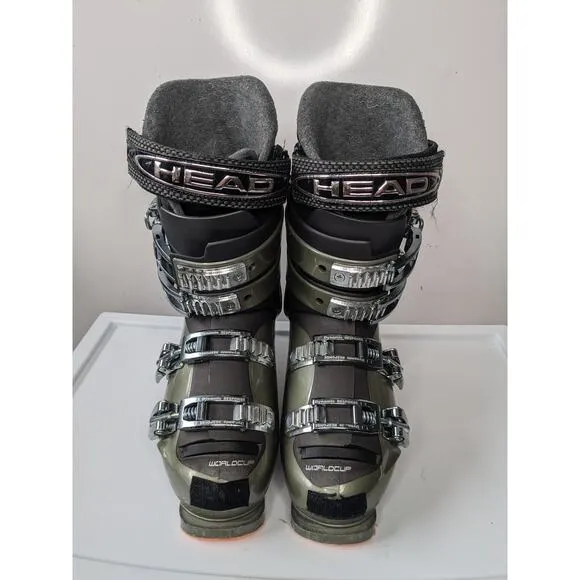 Head World Cup X Frame Men's Ski Boots Sz 24-24.5 US 7-7.5 UK 6-6.5 EU 38 285mm