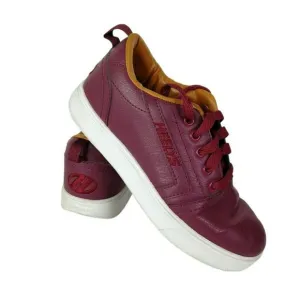 HEELYS Big Kids Unisex Wheeled Skate Shoes Size Youth 3 Burgundy Color
