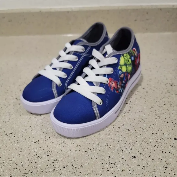 Heelys Blue Marvel Avengers Wheeled Skate Shoes