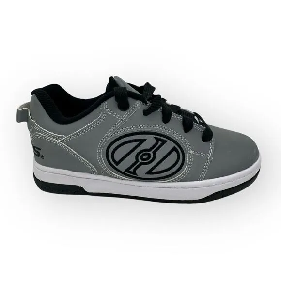 Heelys Kids Voyager Reflective Lace Up Skate Sneaker Shoes Gray Size 3 Youth