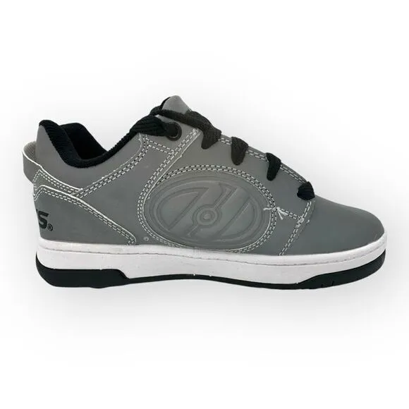 Heelys Kids Voyager Reflective Lace Up Skate Sneaker Shoes Gray Size 3 Youth