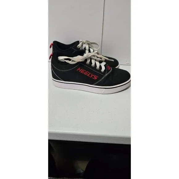 Heelys Pro 20 HE100757 Black Red‎ White Skate Shoes Youth 4 US