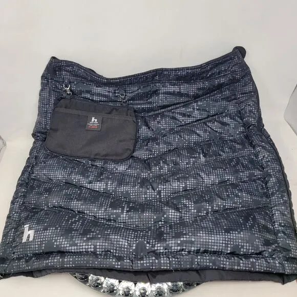 HELLY HANSEN LifaLoft Sport Gray Puffer Skirt Kilt Skiing Hiking Lift Sz XL NEW!