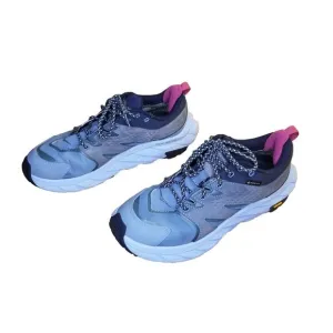 Hoka Anacapa Low GTX Women's 8 Blue Gray Trail Running Shoes Sneaker 1119373MSSS