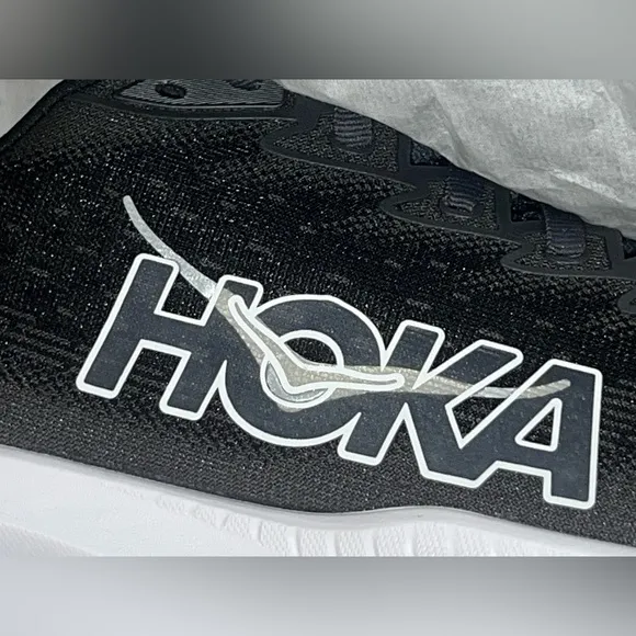 HOKA Mach 6 Men’s Everyday Running/Race, Black &amp; White Athletic Shoes👟 Size 10D