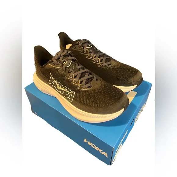 HOKA Mach 6 Men’s Everyday Running/Race, Black &amp; White Athletic Shoes👟 Size 10D