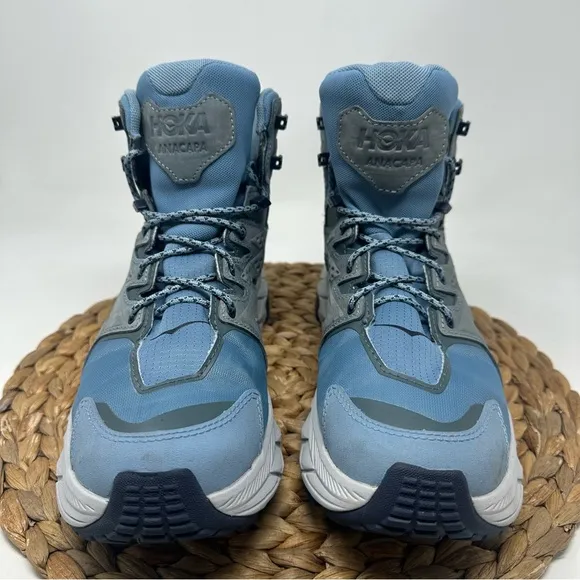 HOKA ONE Anacapa Mid GTX Trail Running Shoes Mountain Spring Harbor Mist