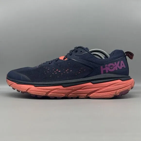 Hoka One Challenger ATR 6 Black Women Sz 10.5B 1106512 BIHC Trail Running Shoes