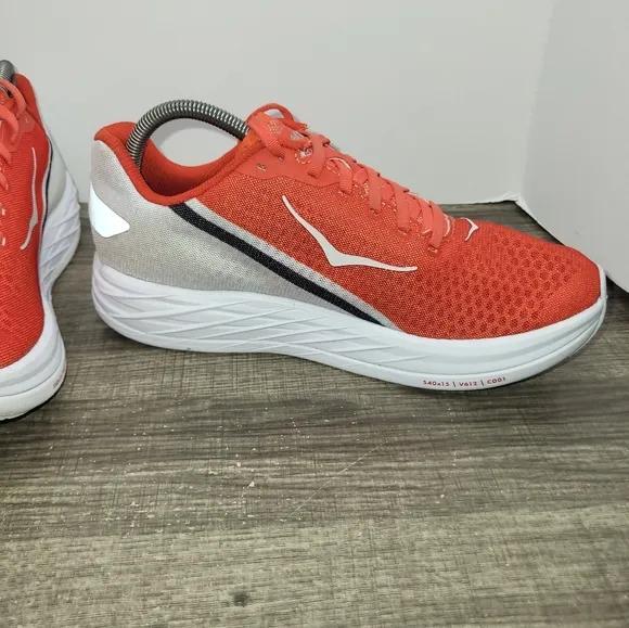 Hoka One One Unisex Rocket X 1113532 FTBC Red Running Shoes Sneakers Mens 9 W10