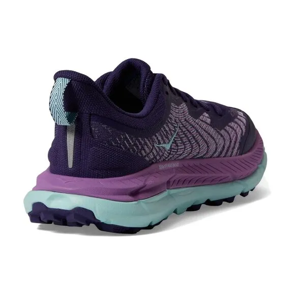 Hoka Shoes Mafate Speed 4 Night Sky Orchid Flower Sneakers