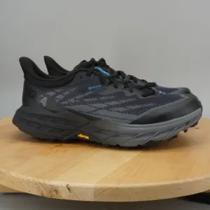 Hoka Speedgoat 5 GTX Spike Mens Size 9.5 D Shoes Black Hiking Trail Sneakers NEW