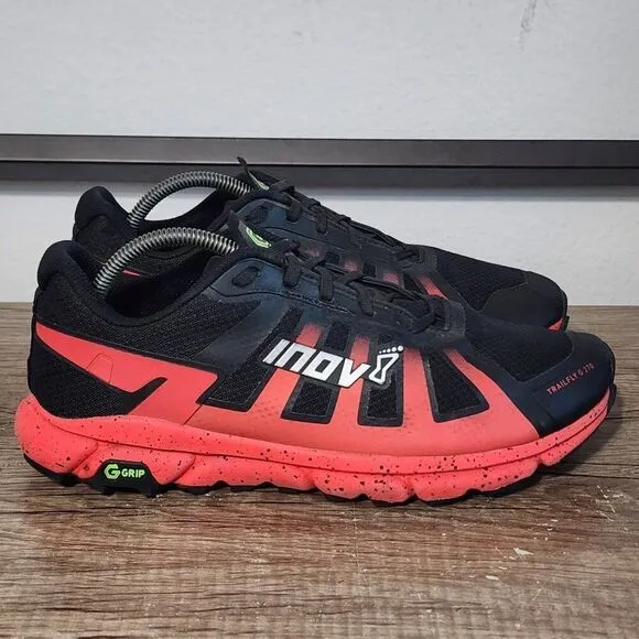Inov-8 Trailfly G-270 Men's Trail Running Shoes Size 10 Black/Red