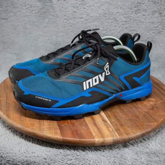 INOV-8 X-Talon Ultra 260 Mens Blue and Black Athletic Trail Running Shoes Sz 11