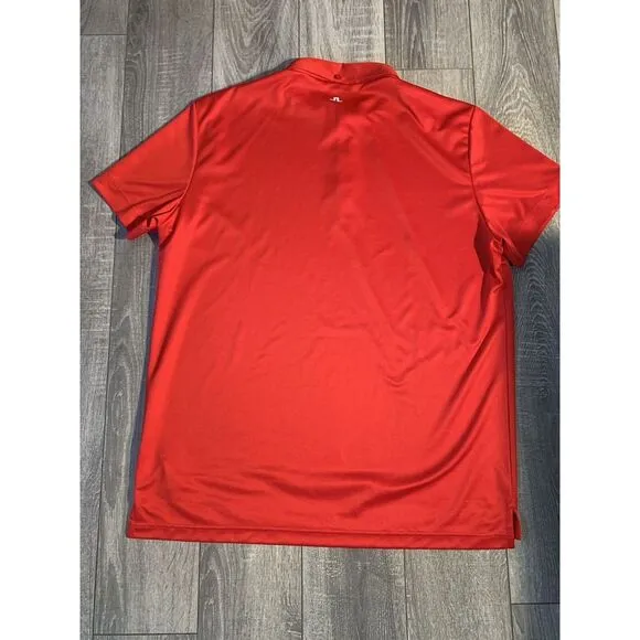 J Lindberg Golf Polo Shirt Men's Size XXL Red Hunter‎ Fieldsensor