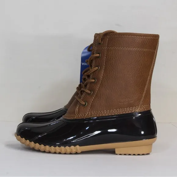 JBU by Jambu Women's Chocolate Brown Maplewood Waterproof Rain Mid Calf Boot NWT
