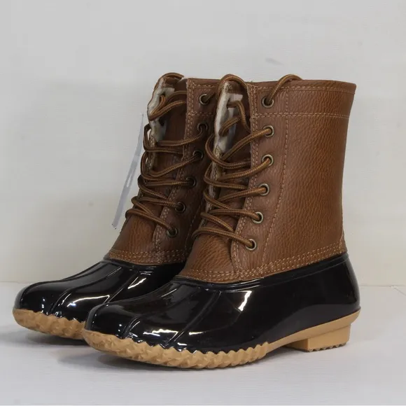 JBU by Jambu Women's Chocolate Brown Maplewood Waterproof Rain Mid Calf Boot NWT