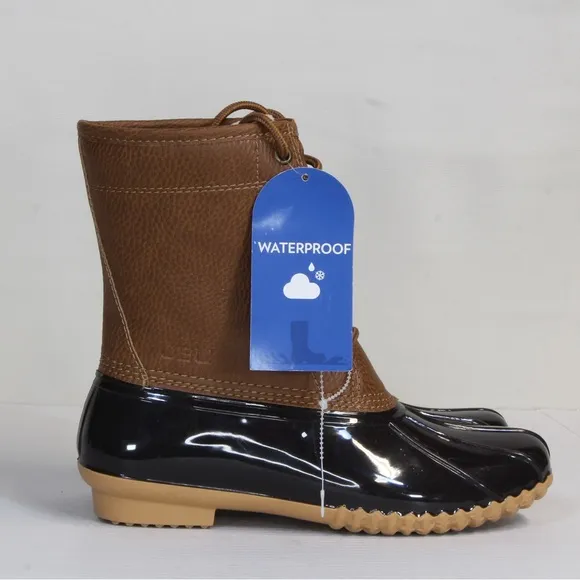 JBU by Jambu Women's Chocolate Brown Maplewood Waterproof Rain Mid Calf Boot NWT