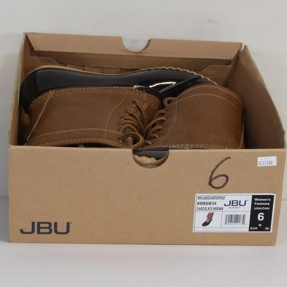 JBU by Jambu Women's Chocolate Brown Maplewood Waterproof Rain Mid Calf Boot NWT