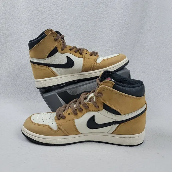 Jordan 1 Retro High OG Rookie of the Year 2018 Sneakers Men's Shoes Size 7 Brown