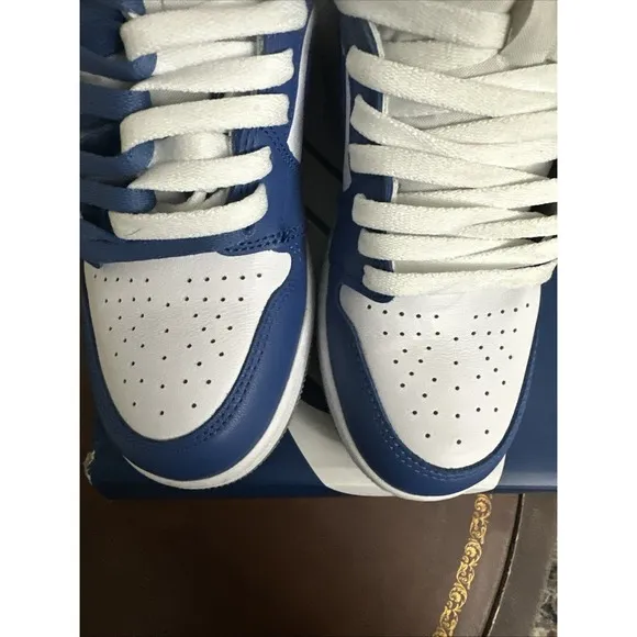 Jordan 1 Retro OG High True Blue Size 7Y With Box Extra Laces EUC